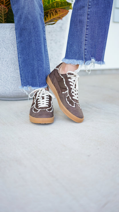 Chocolate Lace Sneakers