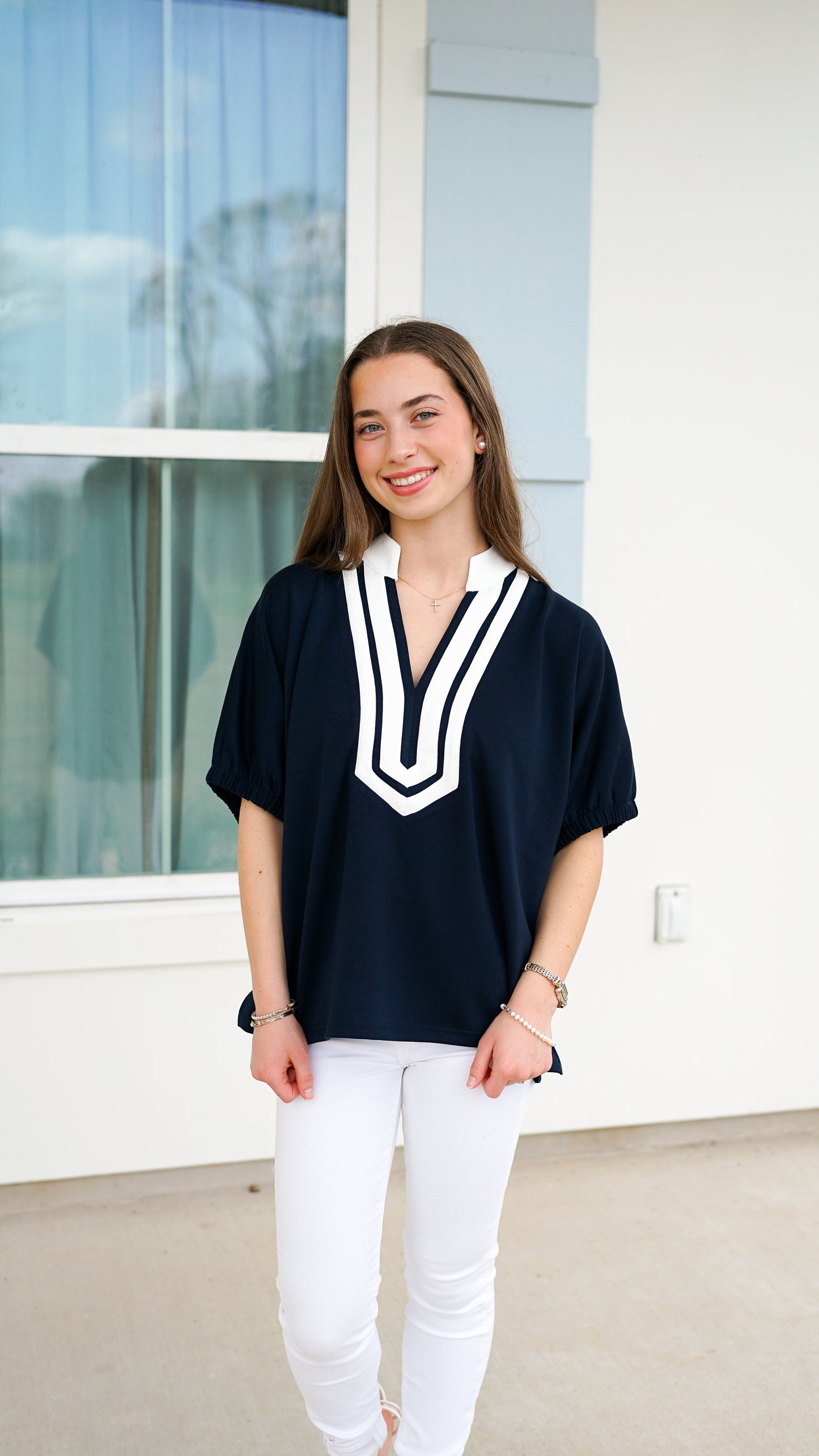 Style and Simplicity Navy Top
