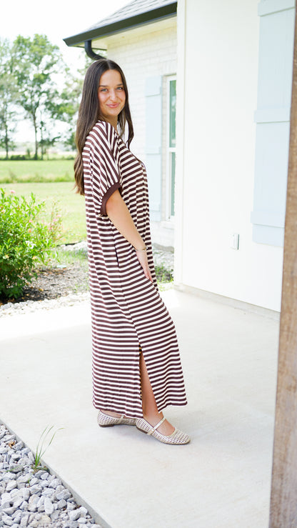 Keep It Cool Chocolate Dress