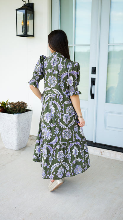 Look To Him Midi Dress