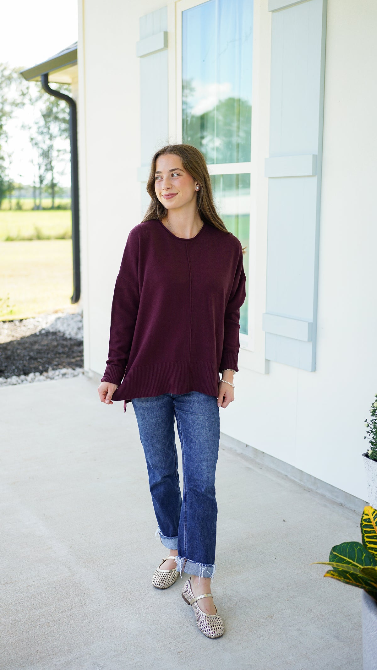 Nothing Like It Wine Sweater