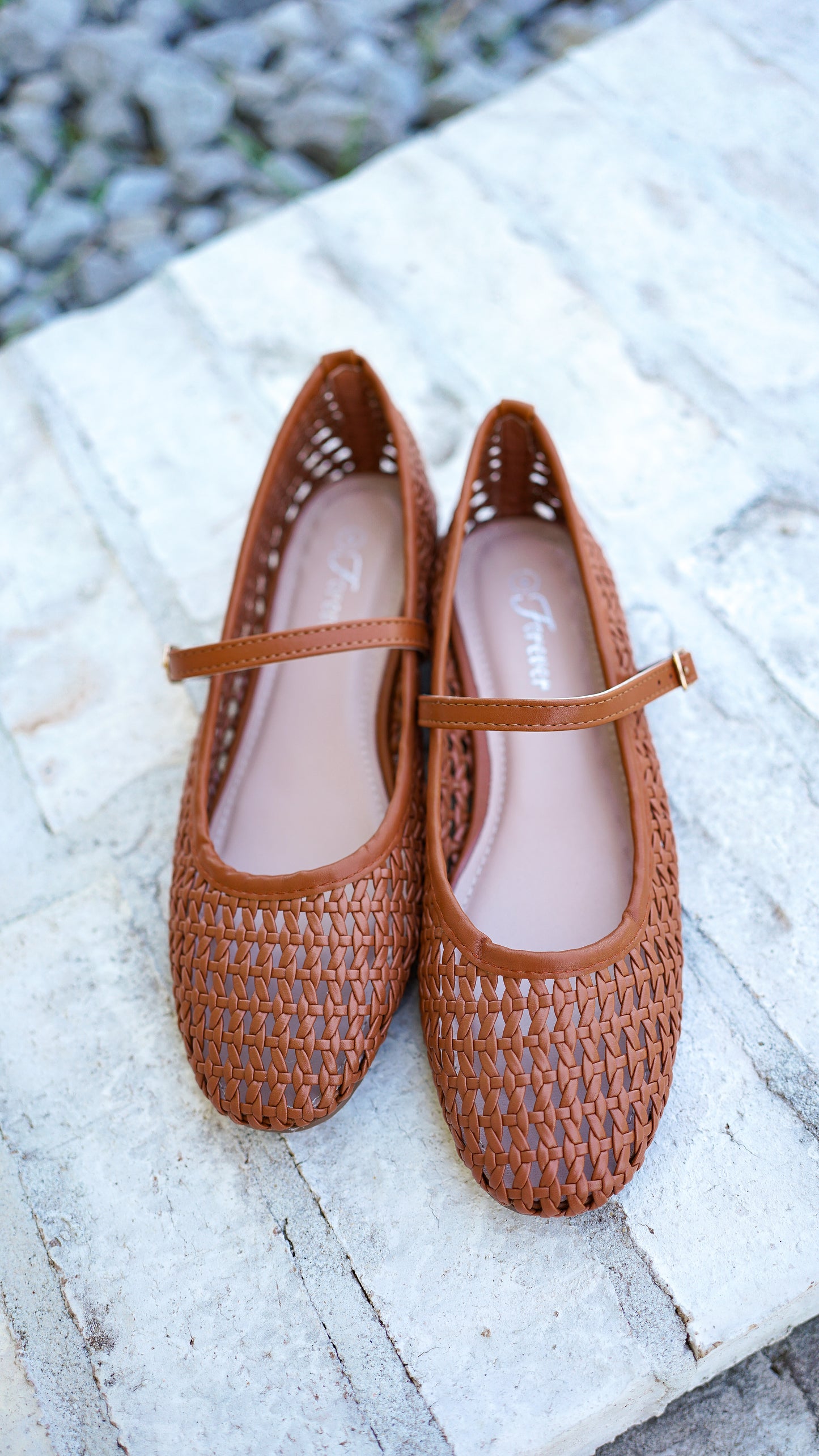 Golden Hour Brown Ballet Flats