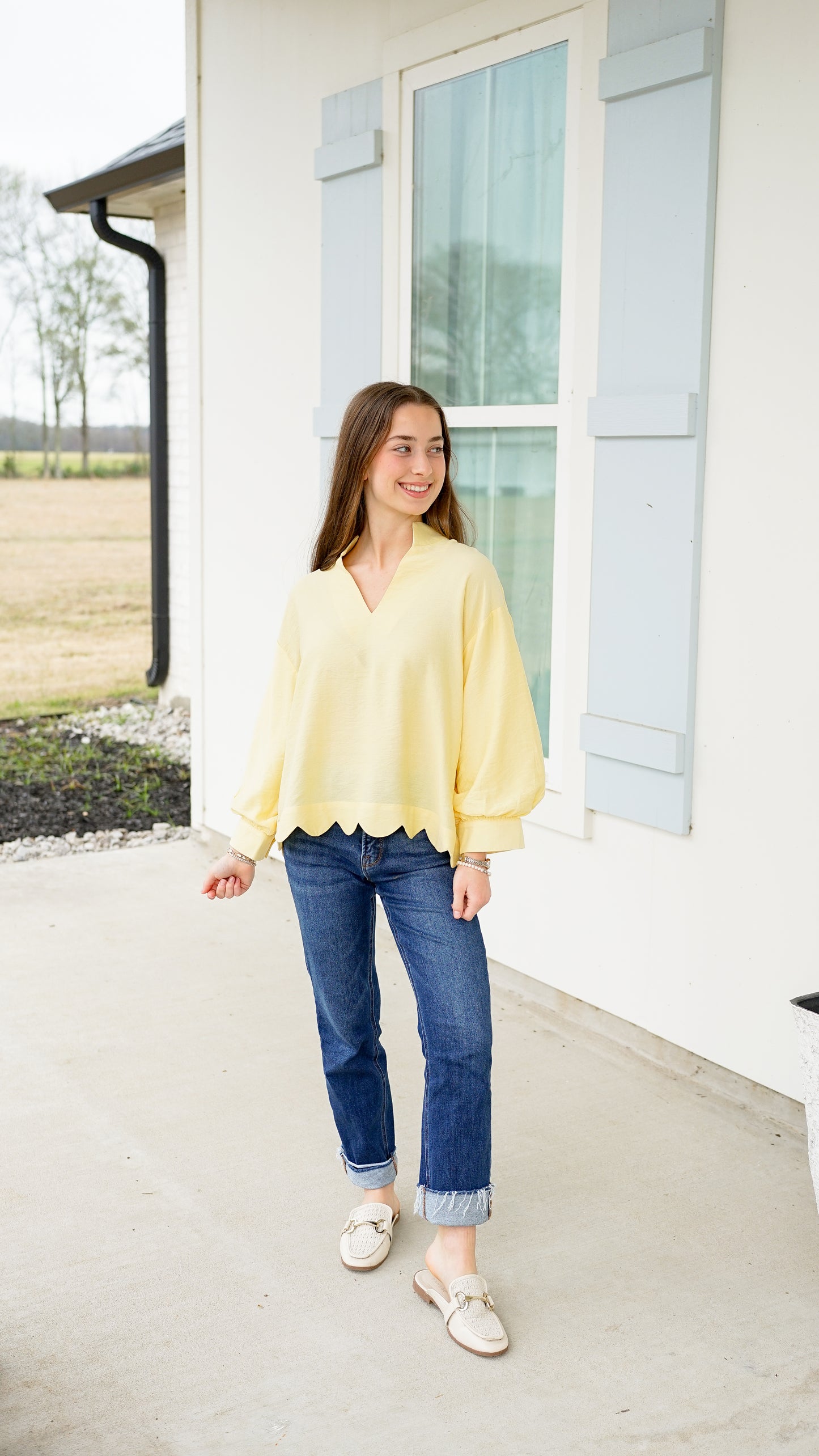 Don’t Overthink It Yellow Top