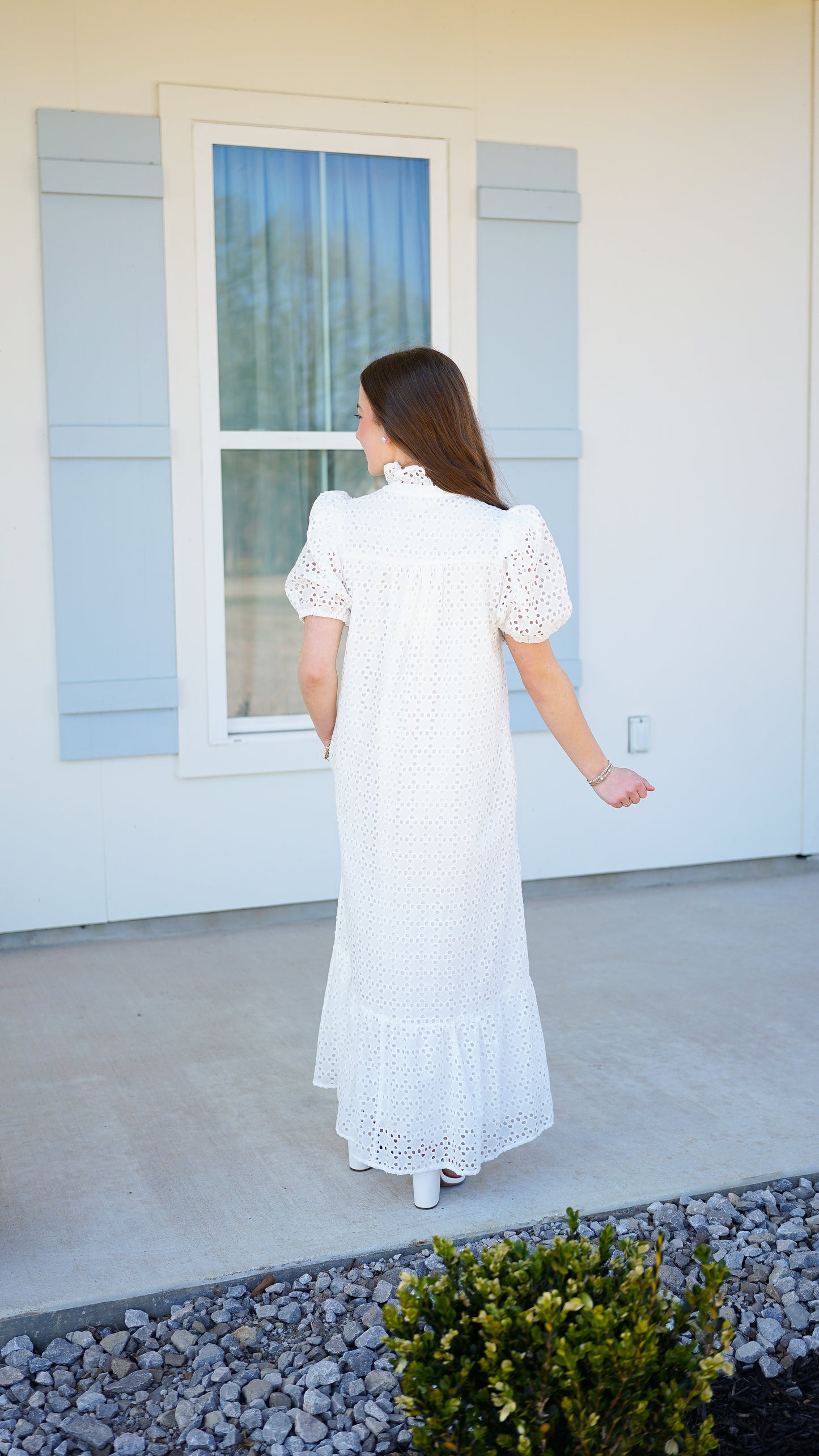 Lean Into Love White Midi