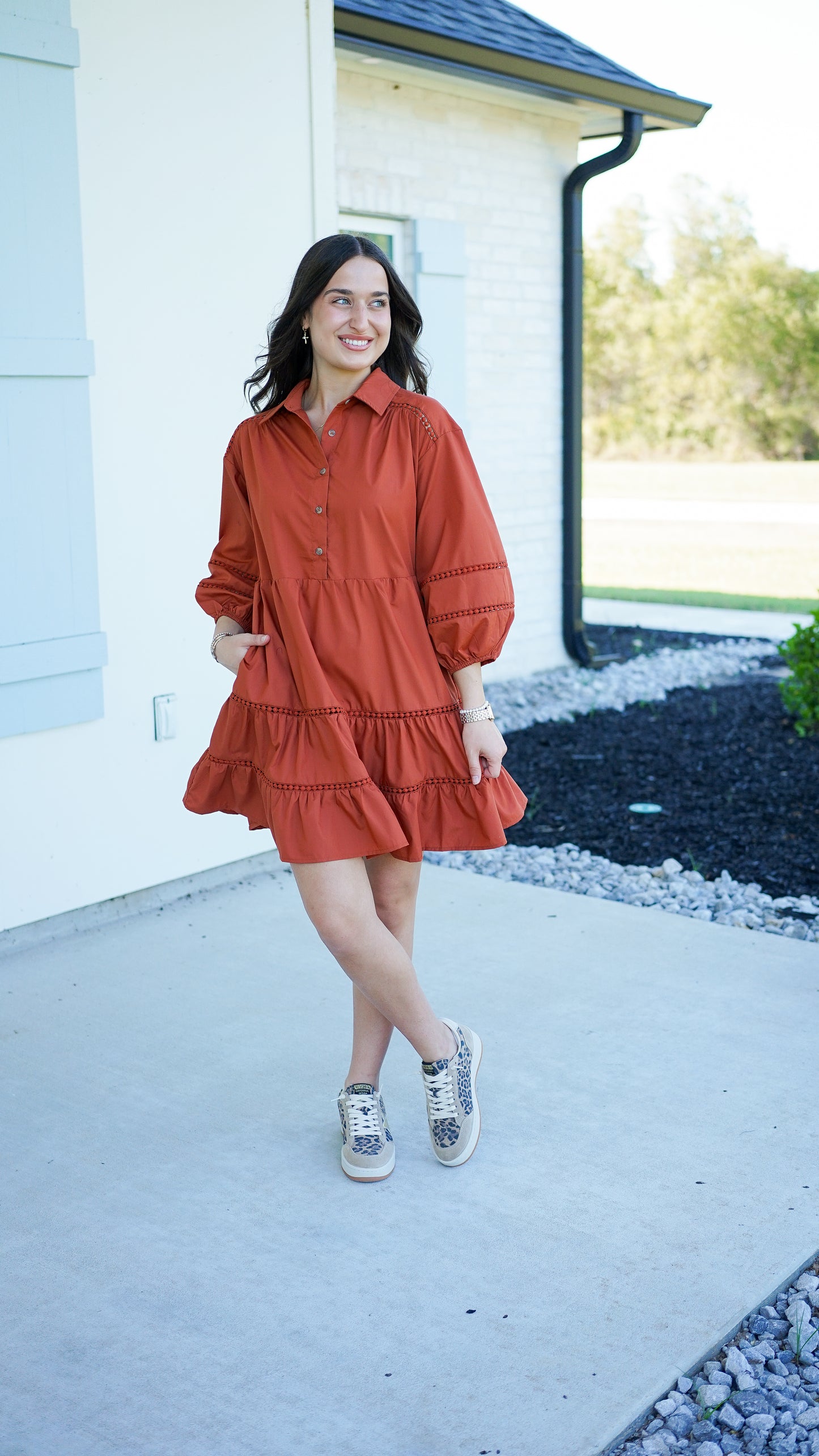 Peace of Christ Orange Dress